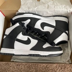 Nike Dunk Panda High Retro Black + White